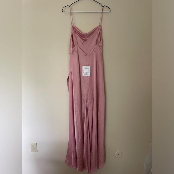 NWT Free People x Fame and Partners Rosabel Maxi Dress in Pink Size 4 - Picture 7 of 9